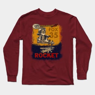 Fox 35 vintage model aircraft engines Long Sleeve T-Shirt